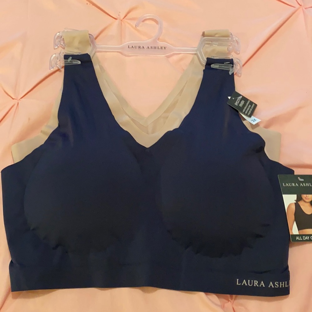 Laura Ashley 2-pack of T-shirt bras! NWT
